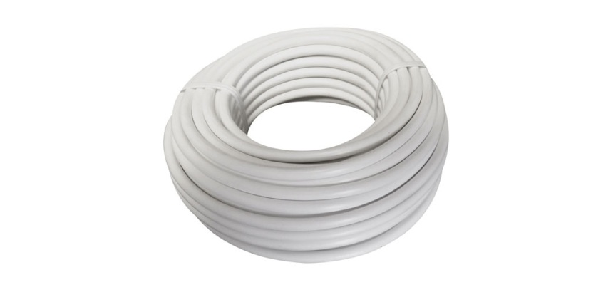 Câble d'installation H05VV-F - 3G2.5mm² -  L : 10 m - bobinot - blanc