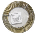 Câble domestique - H03VVH2F - 2x0.75mm² - L : 10 m - couronne - or