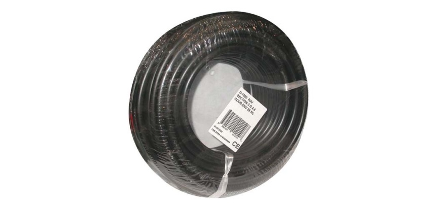 Câble d'installation rigide - U-1000 R2V - 3G2.5mm² - L : 25 m - couronne -