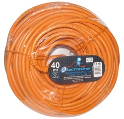 Prolongateur de jardin 16A   2x1.5mm² orange 40 m