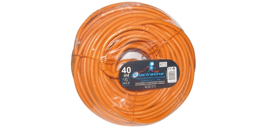 Prolongateur de jardin 16A   2x1.5mm² orange 40 m