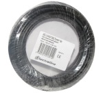 Câble domestique - H03VVH2F - 2x0.75mm² - L : 5 m - couronne - noir