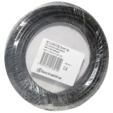 Câble domestique - H03VVH2F - 2x0.75mm² - L : 5 m - couronne - noir