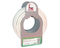 Câble d'installation H05VV-F - 2x1mm² -  L : 10 m - bobinot - blanc