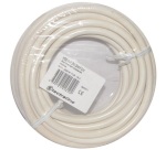 Câble d'installation H05VV-F - 2x1.5mm² -  L : 5 m - bobinot - blanc