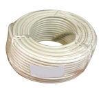 Câble d'installation H05VV-F - 3G1.5mm² -  L : 10 m - bobinot - blanc