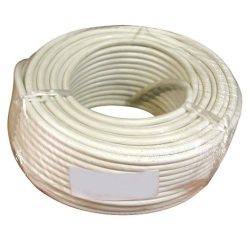 Câble d'installation H05VV-F - 3G1.5mm² -  L : 10 m - bobinot - blanc