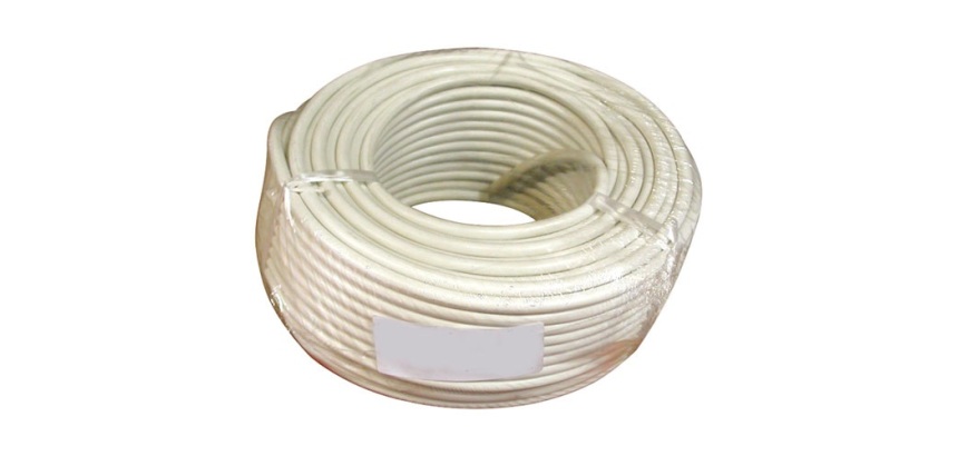 Câble d'installation H05VV-F - 3G1.5mm² -  L : 10 m - bobinot - blanc