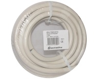 Câble d'installation H05VV-F - 3G2.5mm² -  L : 5 m - bobinot - blanc