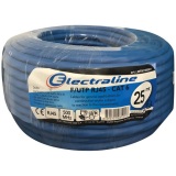 Câble multimédia FTP - RJ45 -CAT 6 -  L : 25 m - couronne - bleu