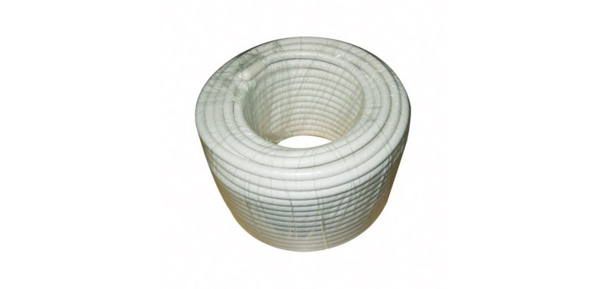 Câble multimédia - 17 VAtC -  L : 25 m - couronne - blanc