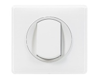 Poussoir 6A - Céliane - complet - blanc