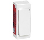 Interrupteur ou va-et-vient version étroite - Les Apparents - blanc