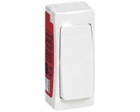 Interrupteur ou va-et-vient version étroite - Les Apparents - blanc