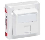 Prise  - RJ45 - CAT5E FTP - complet - en saillie - blanc
