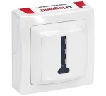 Prise - téléphone - 8 contacts en T - Les Apparents - blanc