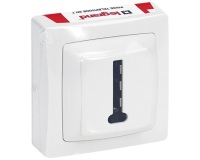 Prise - téléphone - 8 contacts en T - Les Apparents - blanc