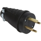 Fiche mâle 3P+T 20A 380V caoutchouc vrac