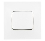 Poussoir simple - 6 A - Neptune - blanc