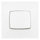 Poussoir simple - 6 A - Neptune - blanc