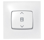 Interrupteur individuel de volets roulants - Neptune - bornes à vis - blanc