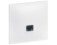 Prise RJ45 - Neptune - multimédia - Cat. 6 FTP - blanc