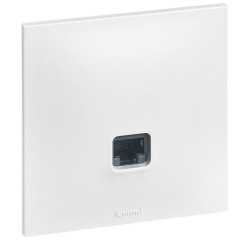 Prise RJ45 - Neptune - multimédia - Cat. 6 FTP - blanc