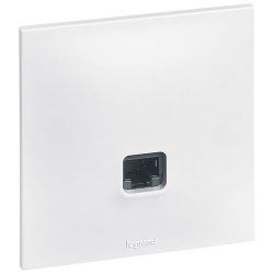 Prise RJ45 - Neptune - multimédia - Cat. 6 FTP - blanc