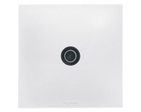 Prise TV simple - Neptune - blanc