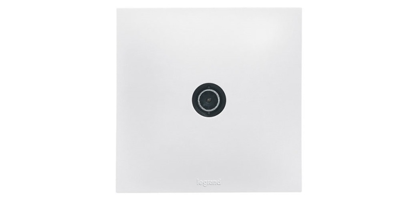 Prise TV simple - Neptune - blanc