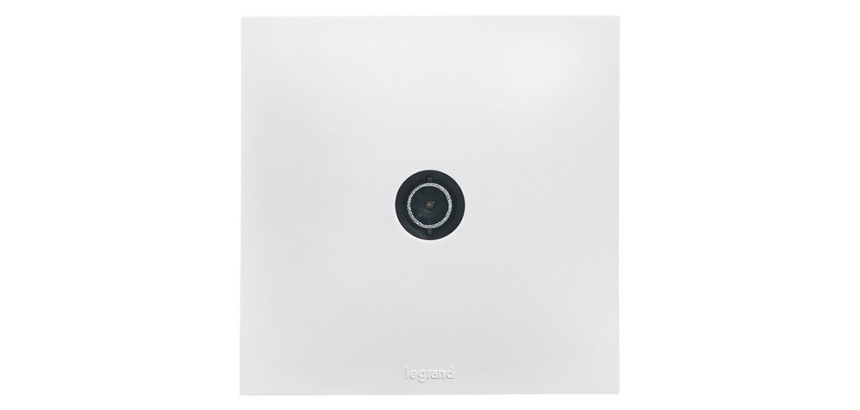 Prise TV simple - Neptune - blanc