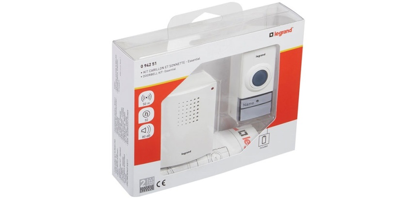 Kit carillon radio sans fil Essentiel blanc
