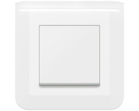 Interrupteur ou va-et-vient simple - Mosaic Easy-Led - complet - blanc