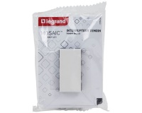 Poussoir 6 A - Mosaic Easy-Led - 1 module - à composer - blanc