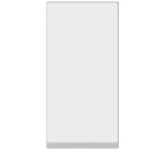 Poussoir 6 A - Mosaic Easy-Led - 1 module - à composer - blanc