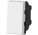 Poussoir 6 A - Mosaic Easy-Led - 1 module - à composer - blanc