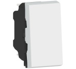 Poussoir 6 A - Mosaic Easy-Led - 1 module - à composer - blanc