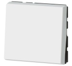 Poussoir 6 A - Mosaic Easy-Led - 2 modules - à composer - blanc