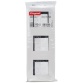 Plaque avec support pour 3 x 2 modules - Mosaic - montage vertical - entrax