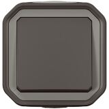 Interrupteur ou va-et-vient 10 A - Plexo - complet saillie - anthracite