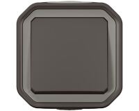 Interrupteur ou va-et-vient 10 A - Plexo - complet saillie - anthracite