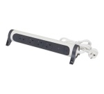 Rallonge multiprise rotative avec parafoudre - 4 prises - 2P+T - cordon 1.5