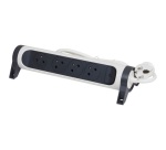 Rallonge multiprise pivotante avec interrupteur - 4 prises - 2P+T - cordon