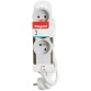 Rallonge extra-plate - 3 prises - 2P+T - cordon 3 m - blanc/gris clair