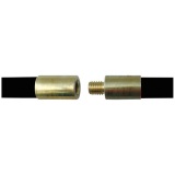 Canne de ramonage et débouchage - L : 1.5 m - ext D18 mm - noir