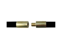 Canne de ramonage et débouchage - L : 1.5 m - ext D18 mm - noir