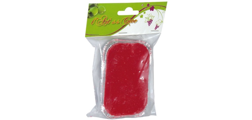 Cire à cacheter - rouge - 250 gr