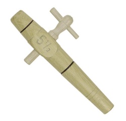 Robinet en bois 6 pouces - embout de diamètre 17 mm
