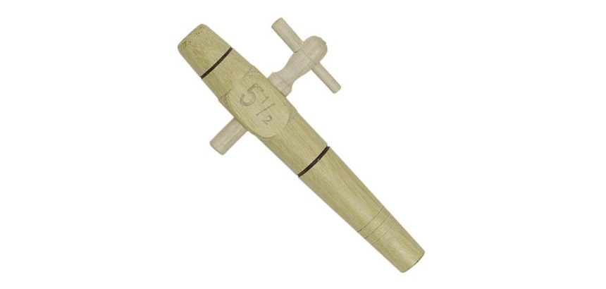 Robinet en bois 6 pouces - embout de diamètre 17 mm