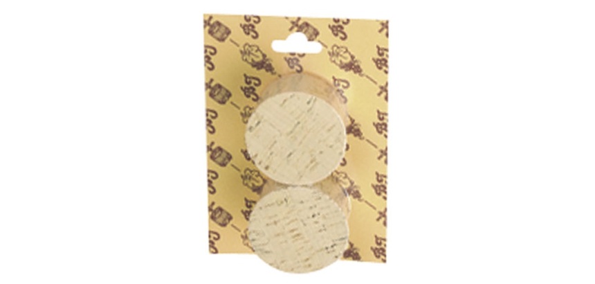 Bonde en liège - diamètre 50 mm - lot de 2